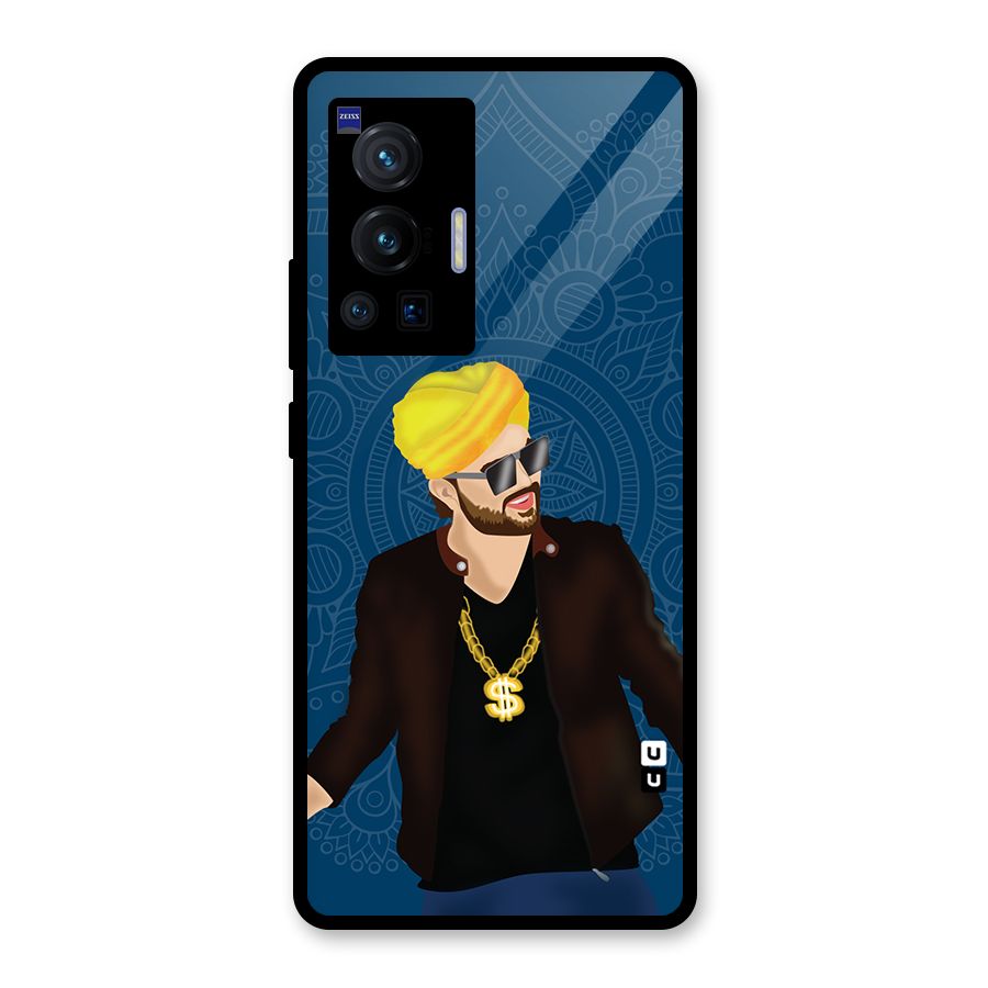 Indie Pop Illustration Glass Back Case for Vivo X70 Pro