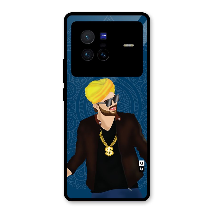 Indie Pop Illustration Glass Back Case for Vivo X80
