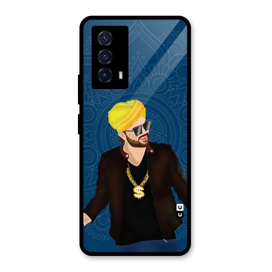 Indie Pop Illustration Glass Back Case for Vivo iQOO Z5
