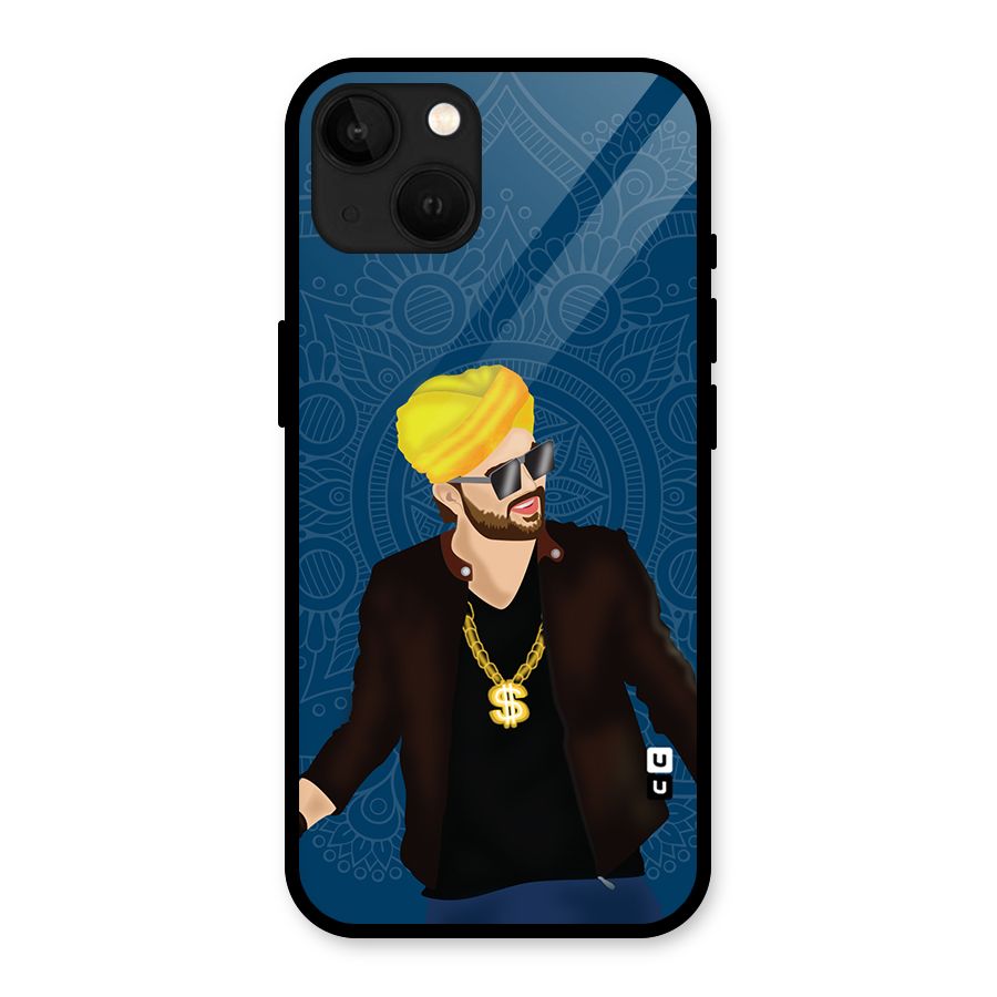 Indie Pop Illustration Glass Back Case for iPhone 13