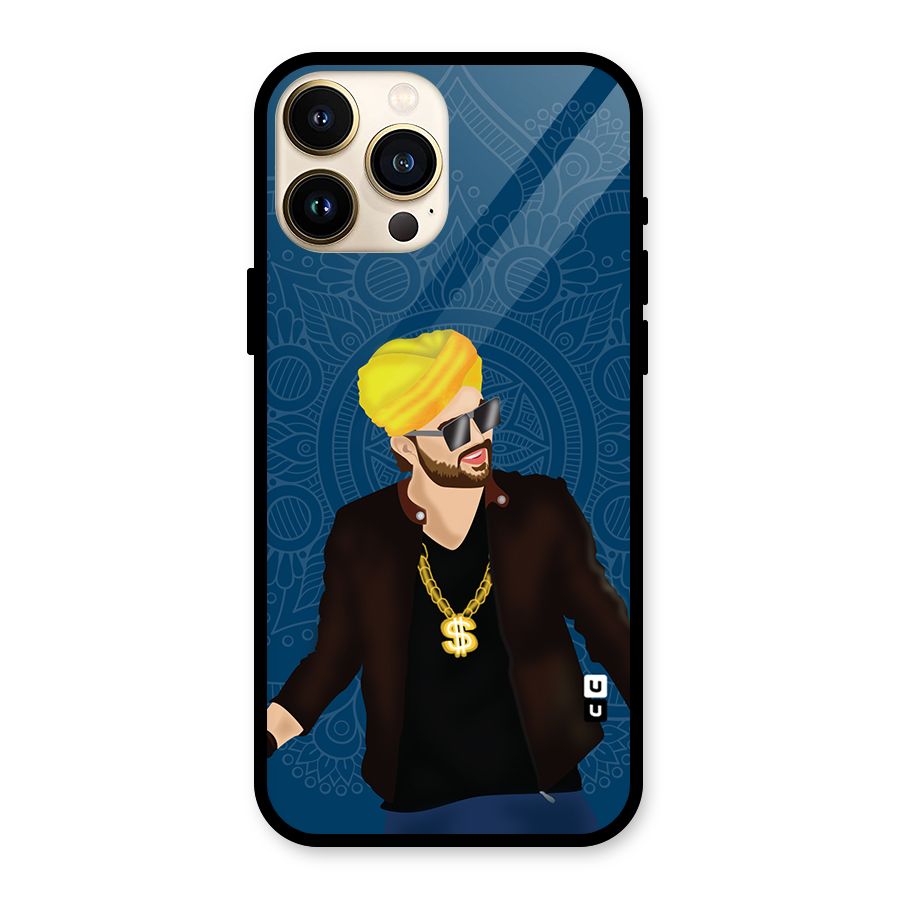 Indie Pop Illustration Glass Back Case for iPhone 13 Pro Max
