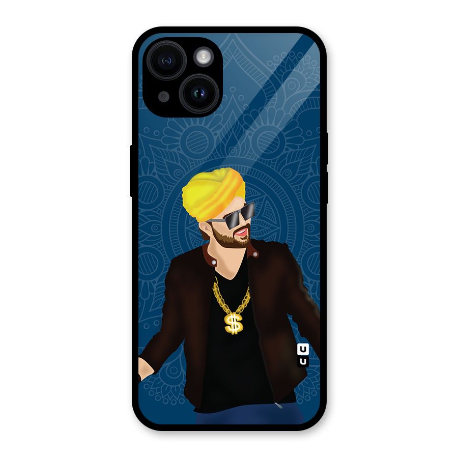 Indie Pop Illustration Glass Back Case for iPhone 14