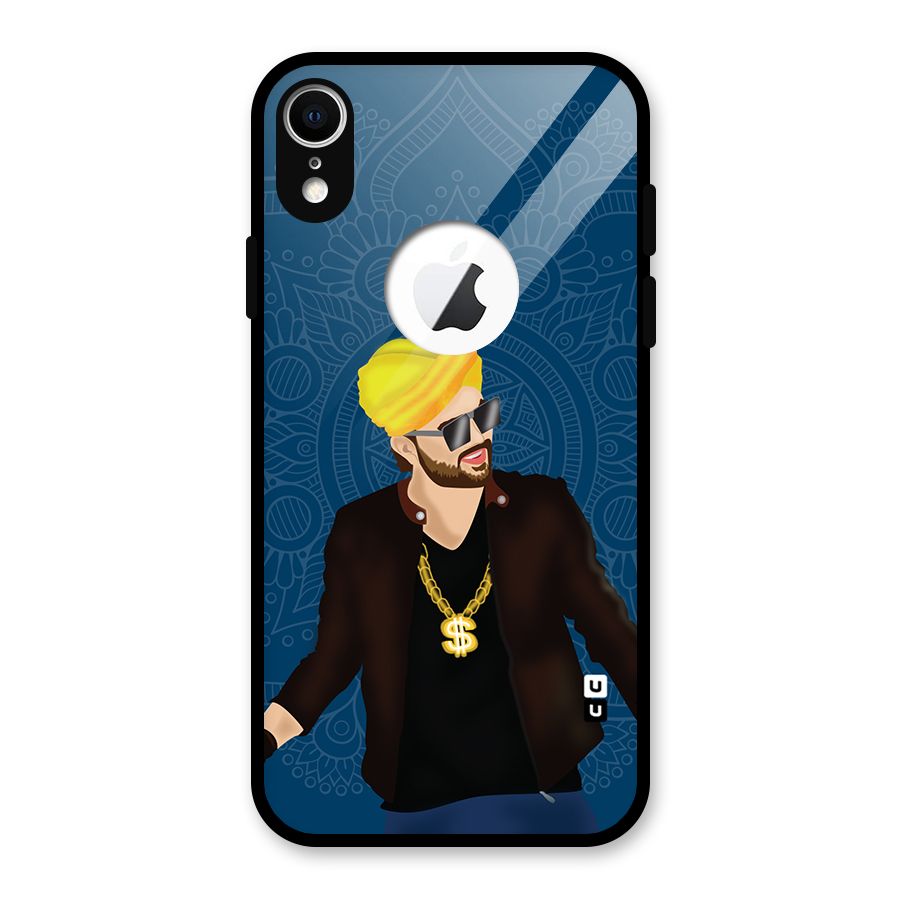 Indie Pop Illustration Glass Back Case for iPhone XR Logo Cut