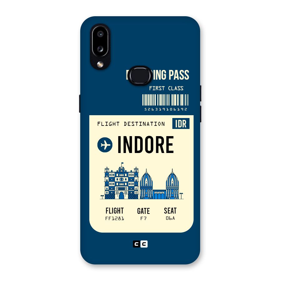 Indore Boarding Pass Back Case for Galaxy A10s