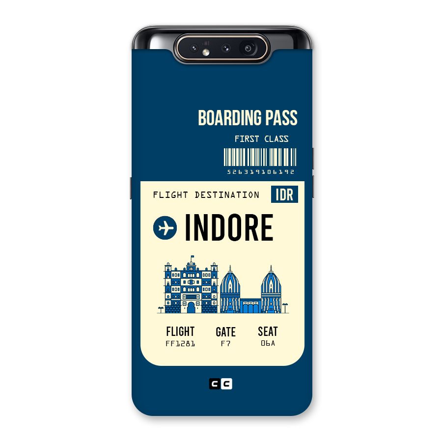 Indore Boarding Pass Back Case for Galaxy A80
