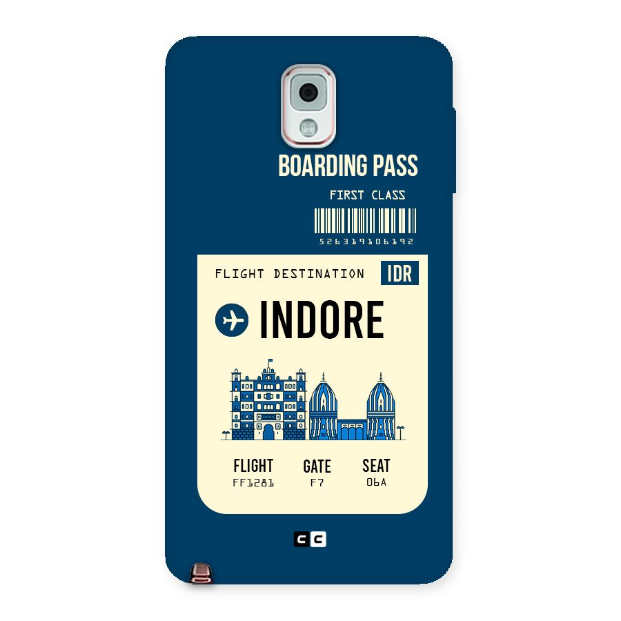 Indore Boarding Pass Back Case for Galaxy Note 3