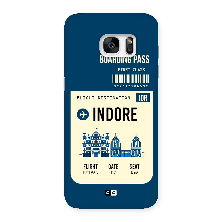 Indore Boarding Pass Back Case for Galaxy S7 Edge