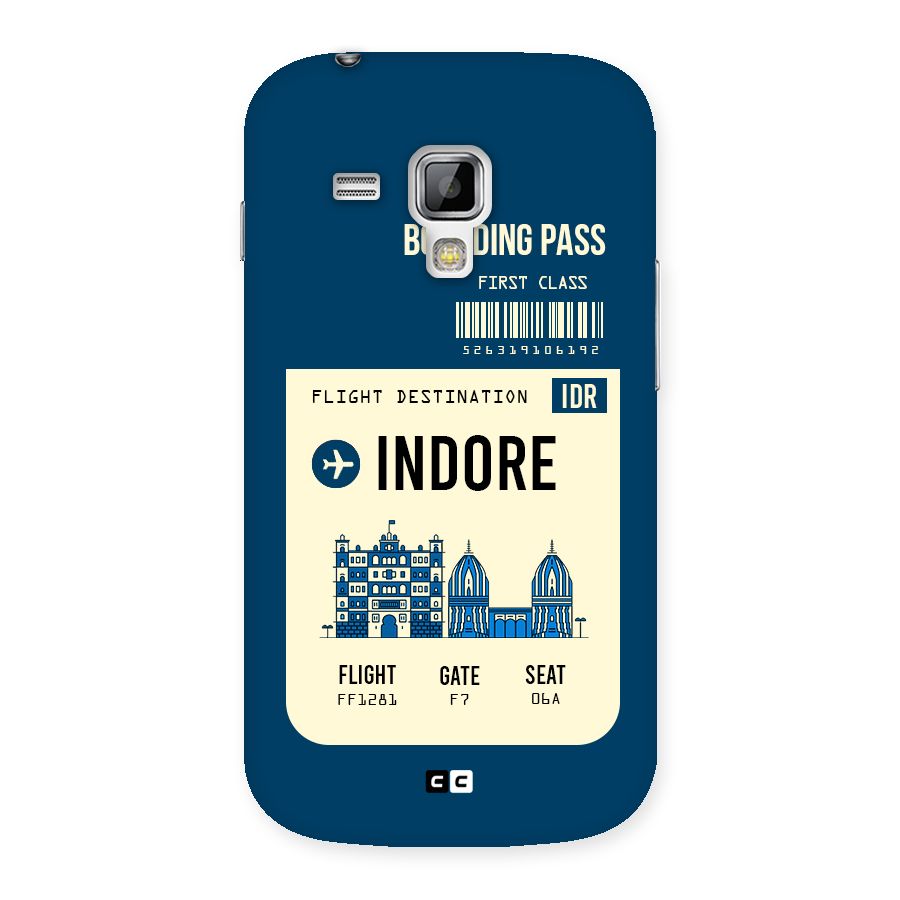 Indore Boarding Pass Back Case for Galaxy S Duos