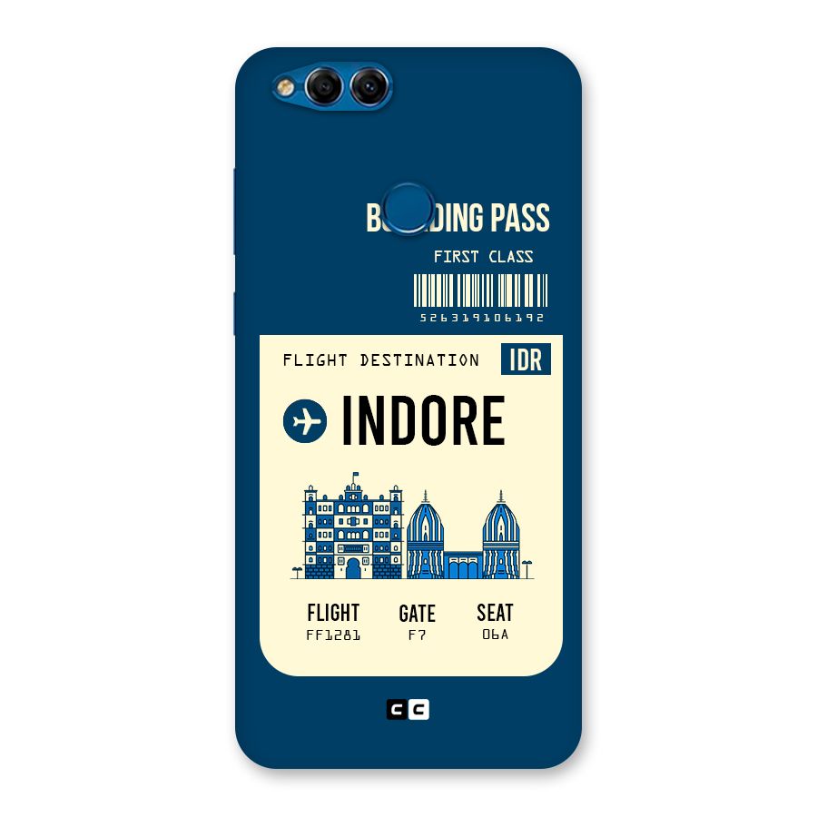 Indore Boarding Pass Back Case for Honor 7X