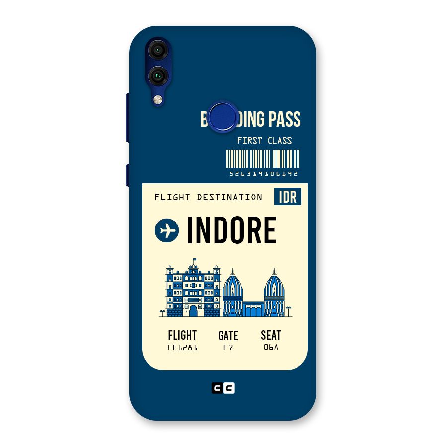 Indore Boarding Pass Back Case for Honor 8C