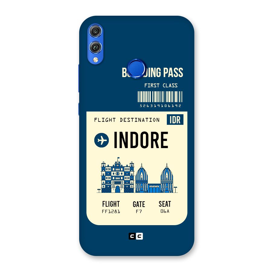 Indore Boarding Pass Back Case for Honor 8X