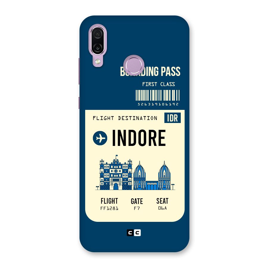 Indore Boarding Pass Back Case for Honor Play