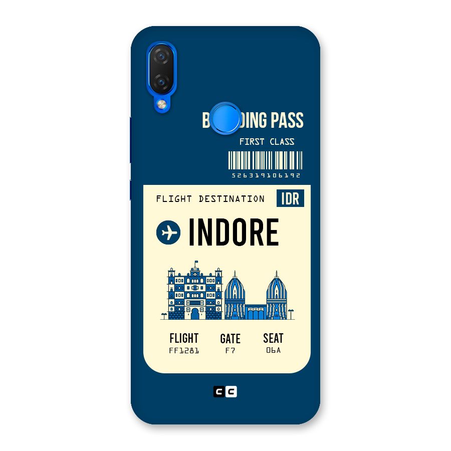 Indore Boarding Pass Back Case for Huawei P Smart+