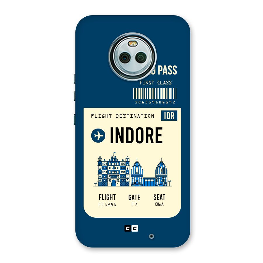 Indore Boarding Pass Back Case for Moto X4