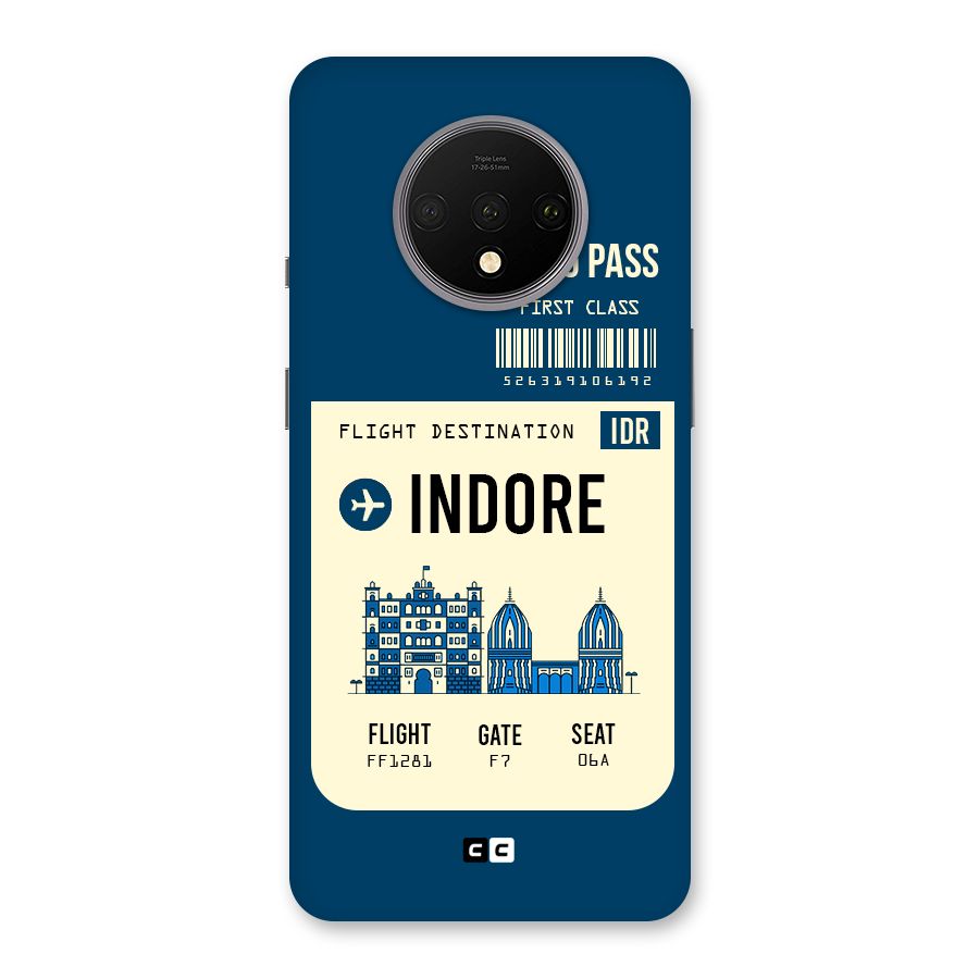 Indore Boarding Pass Back Case for OnePlus 7T