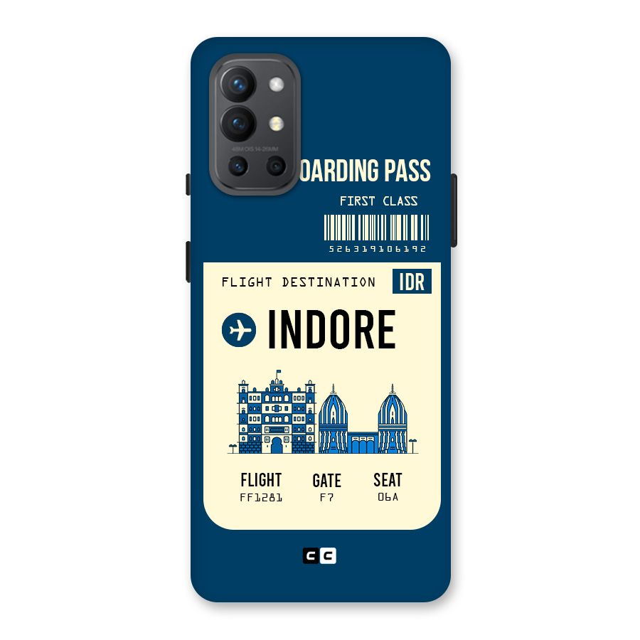 Indore Boarding Pass Back Case for OnePlus 9R