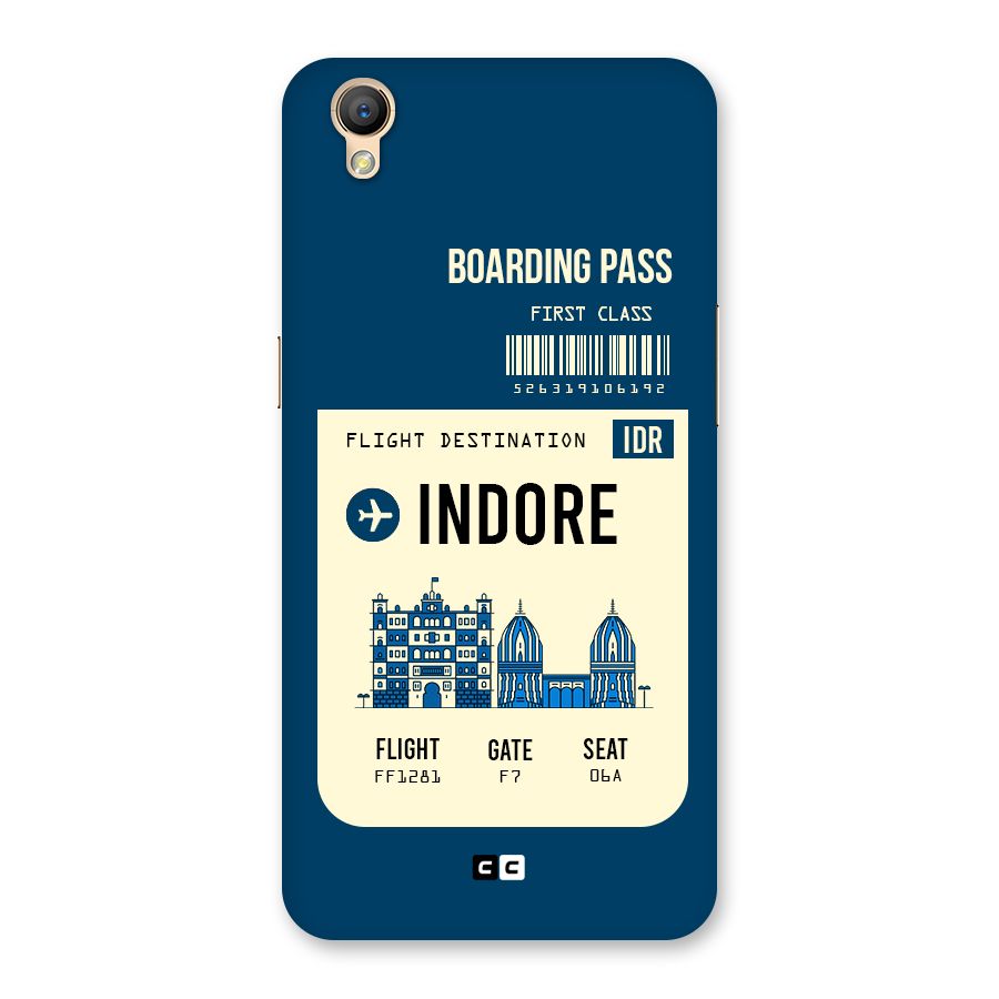 Indore Boarding Pass Back Case for Oppo A37