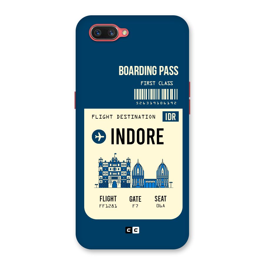 Indore Boarding Pass Back Case for Oppo A3s
