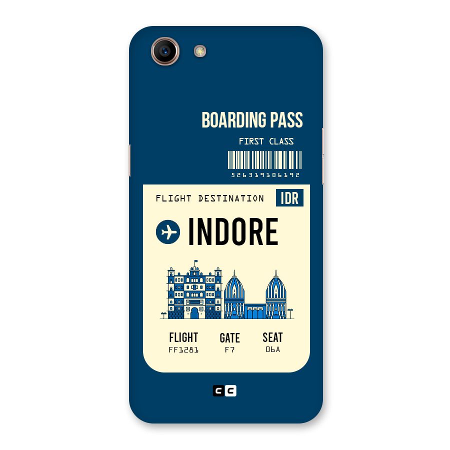 Indore Boarding Pass Back Case for Oppo A83 (2018)
