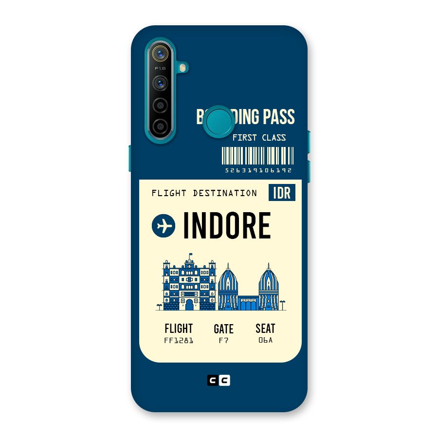 Indore Boarding Pass Back Case for Realme 5i