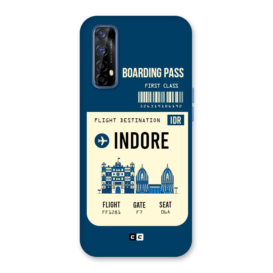 Indore Boarding Pass Back Case for Realme 7
