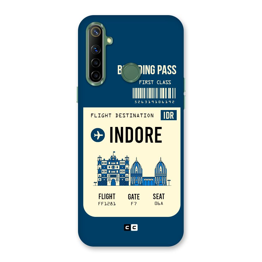 Indore Boarding Pass Back Case for Realme Narzo 10