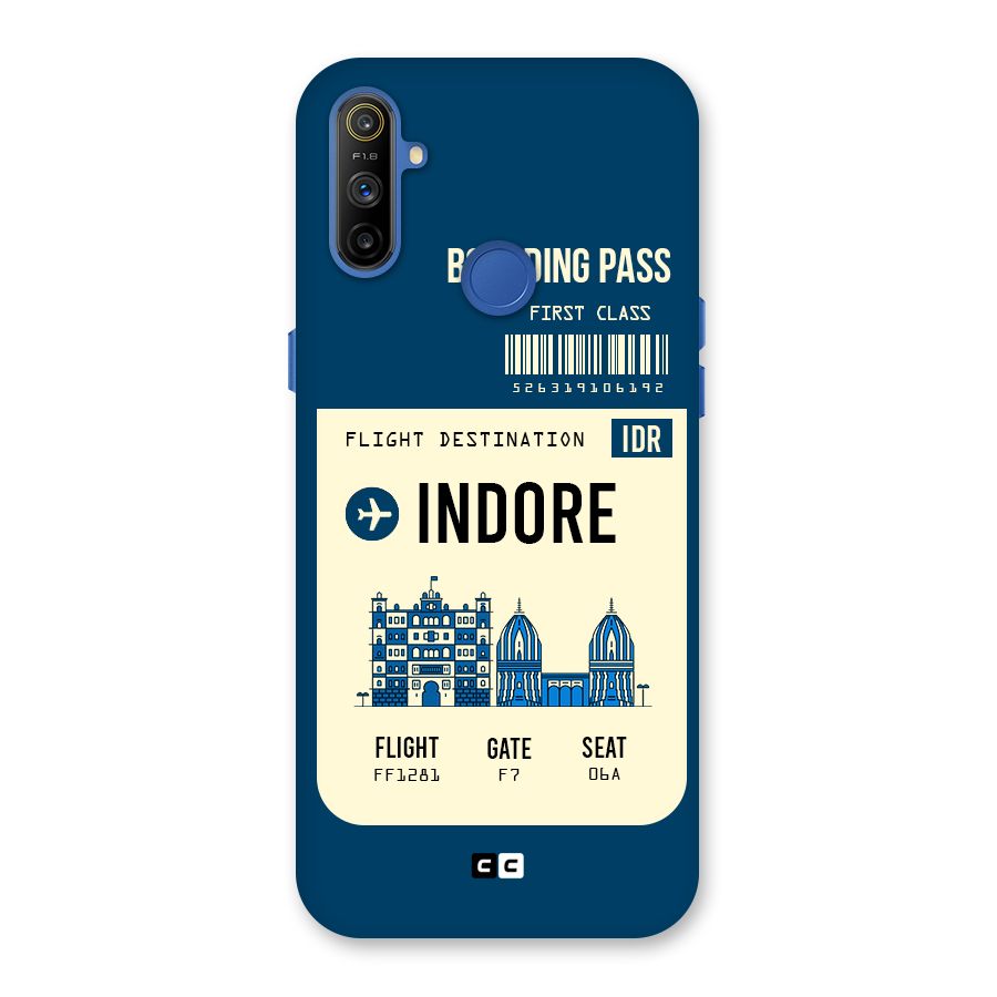 Indore Boarding Pass Back Case for Realme Narzo 10A