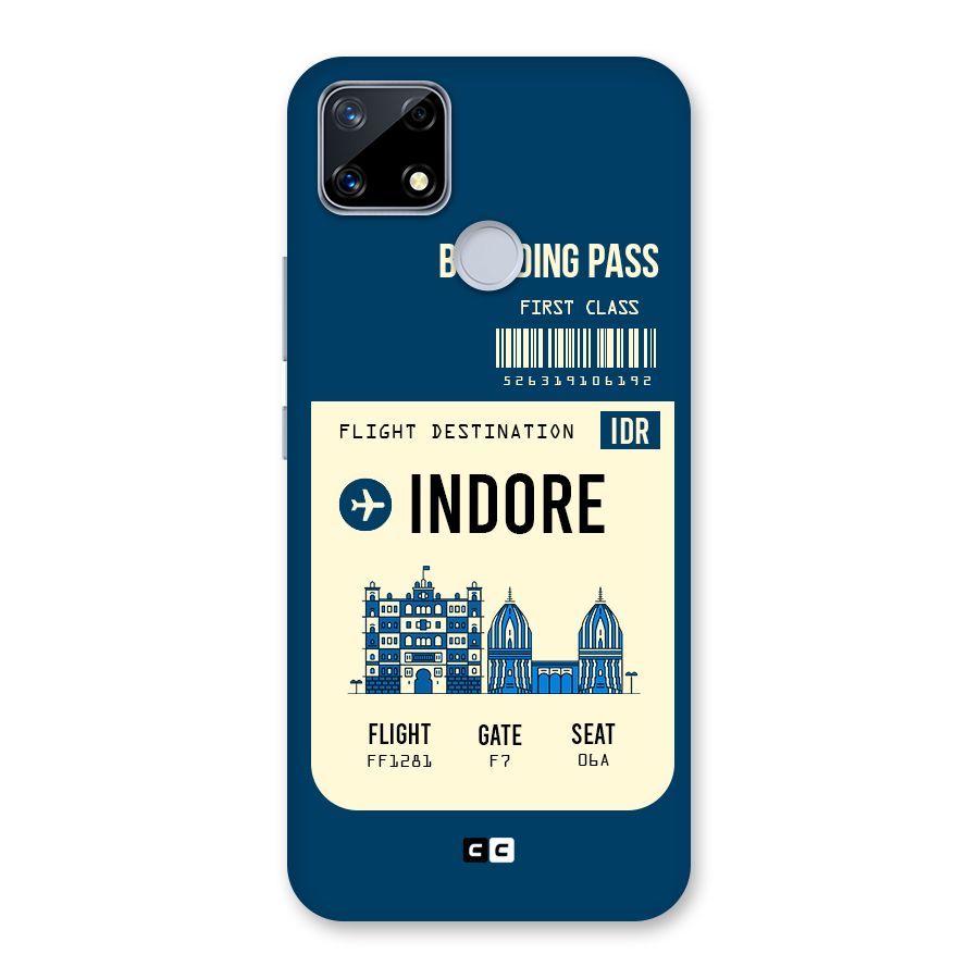 Indore Boarding Pass Back Case for Realme Narzo 20