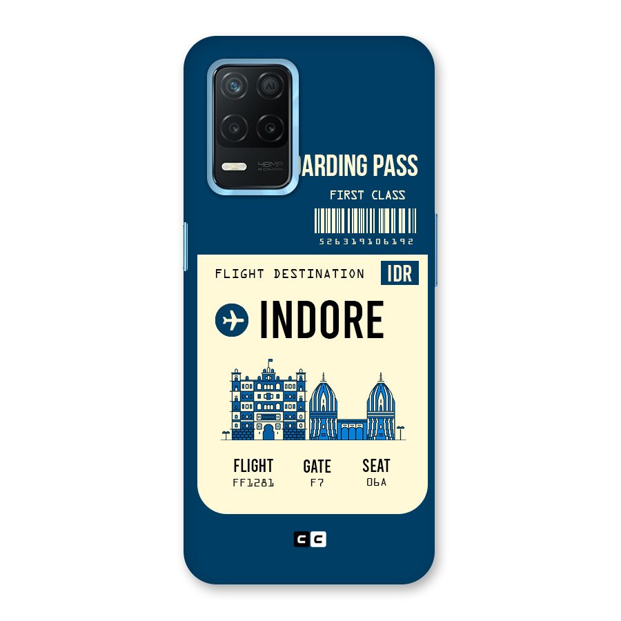 Indore Boarding Pass Back Case for Realme Narzo 30 5G