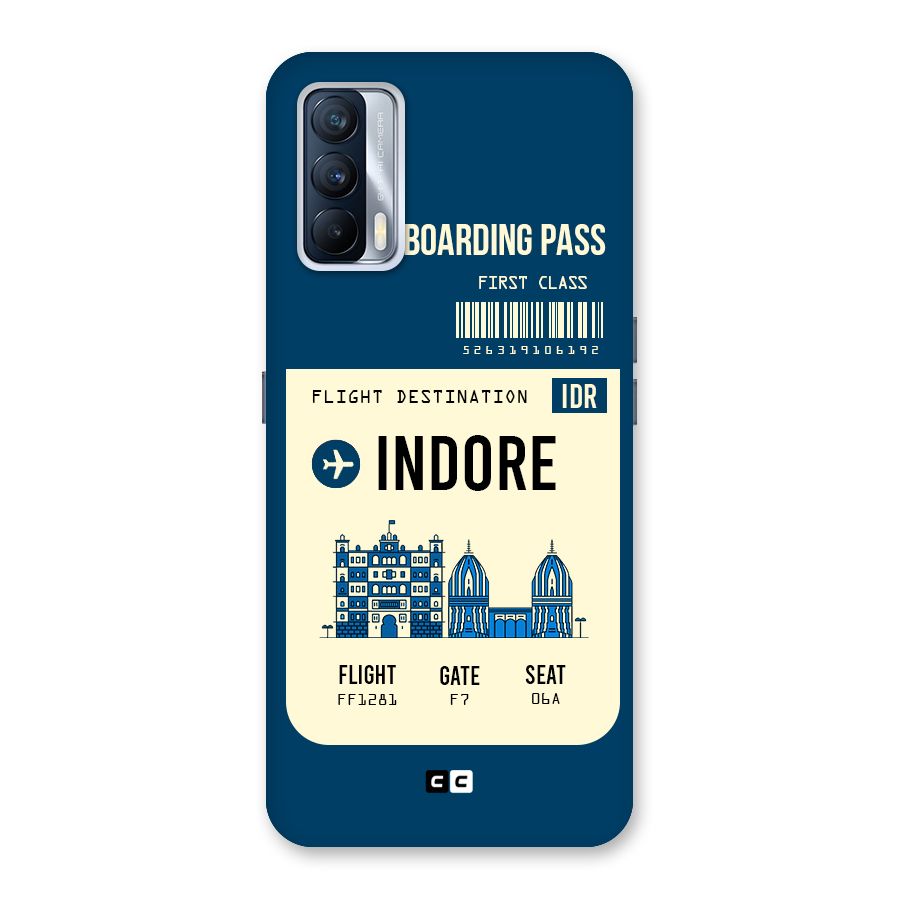 Indore Boarding Pass Back Case for Realme X7
