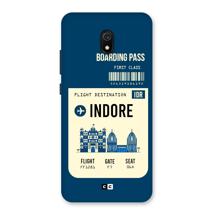 Indore Boarding Pass Back Case for Redmi 8A