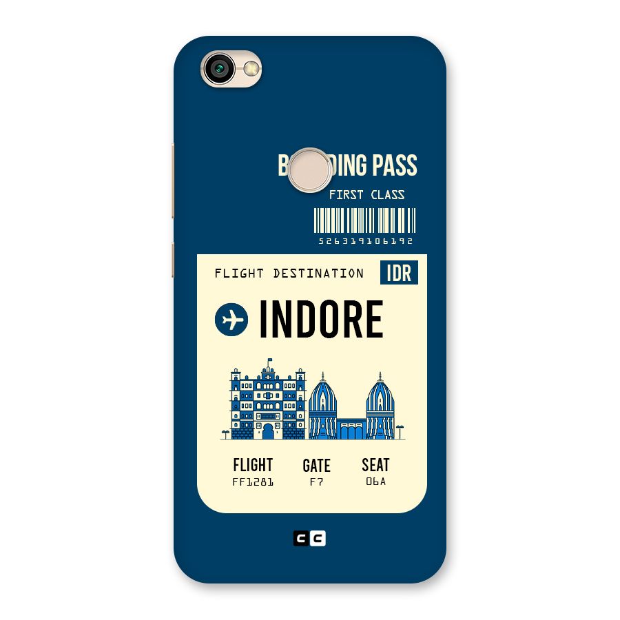 Indore Boarding Pass Back Case for Redmi Y1 2017