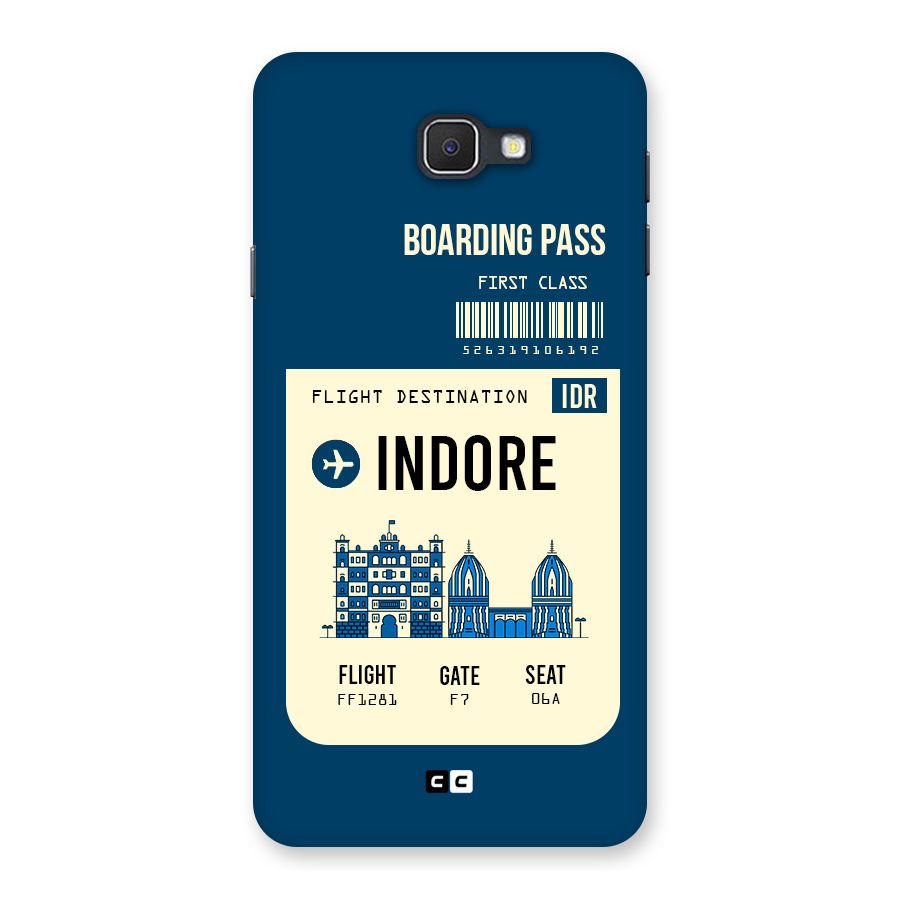 Indore Boarding Pass Back Case for Samsung Galaxy J7 Prime