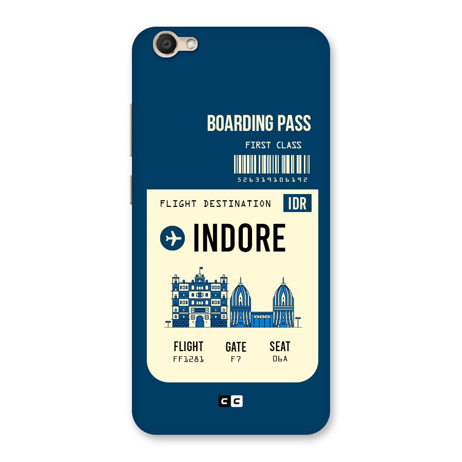Indore Boarding Pass Back Case for Vivo V5