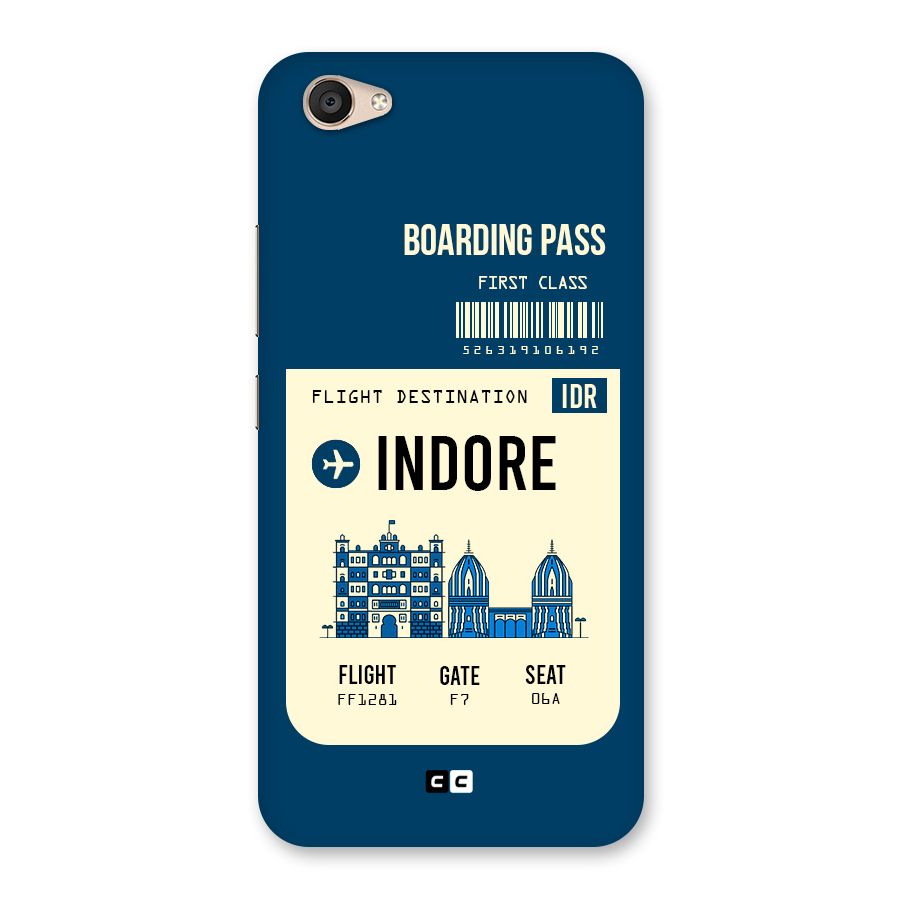 Indore Boarding Pass Back Case for Vivo V5 Plus
