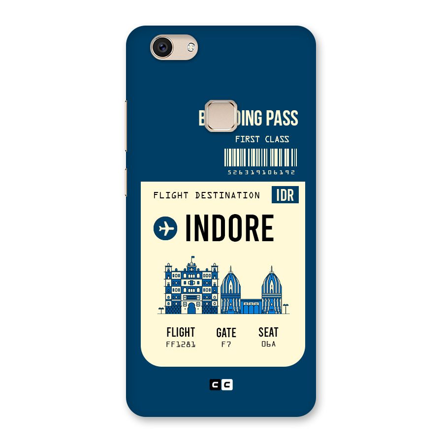 Indore Boarding Pass Back Case for Vivo V7