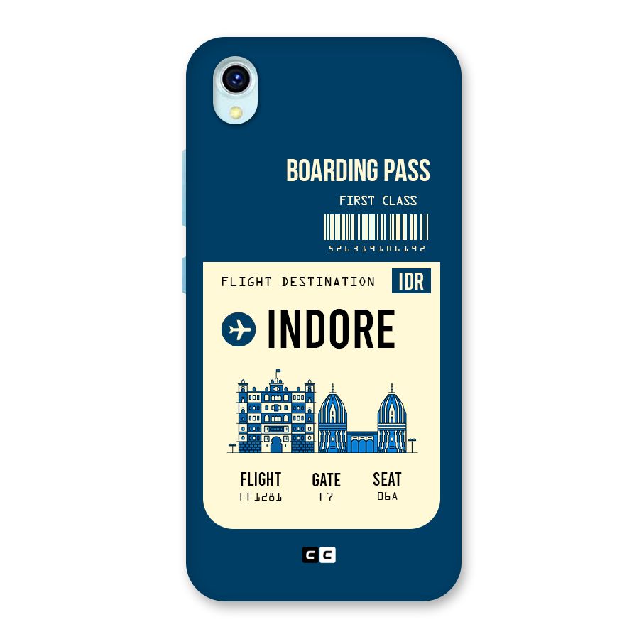 Indore Boarding Pass Back Case for Vivo Y1s