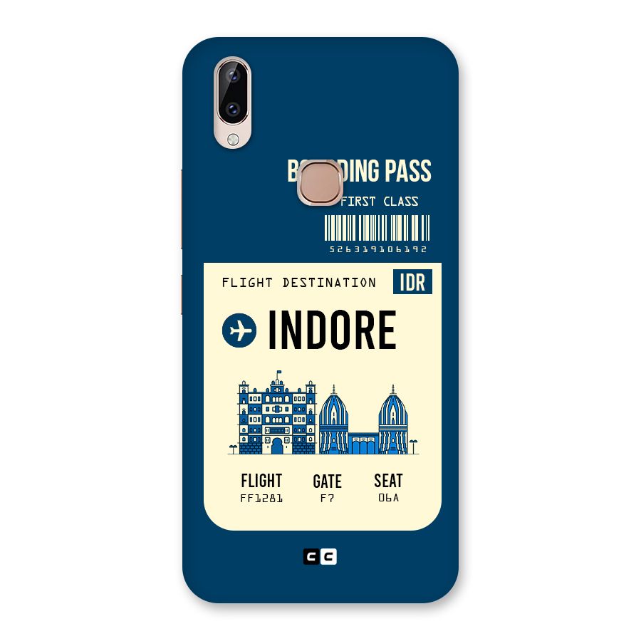 Indore Boarding Pass Back Case for Vivo Y83 Pro