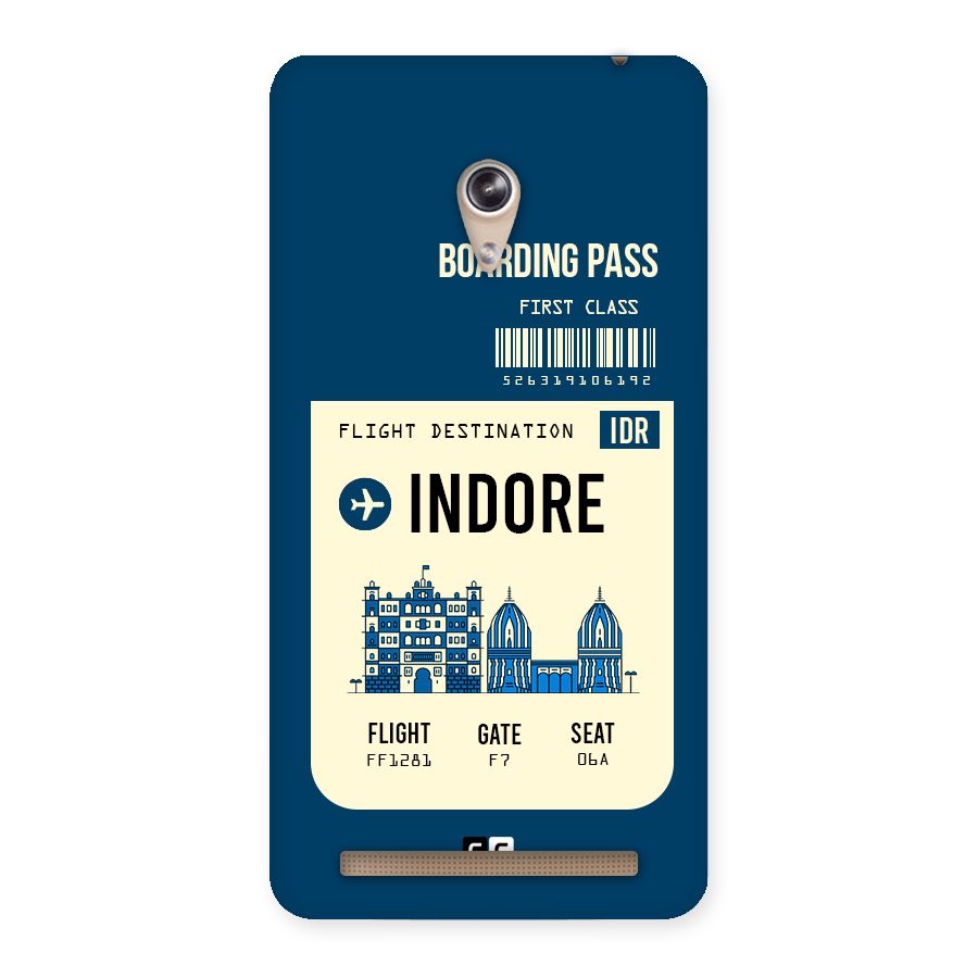 Indore Boarding Pass Back Case for Zenfone 6