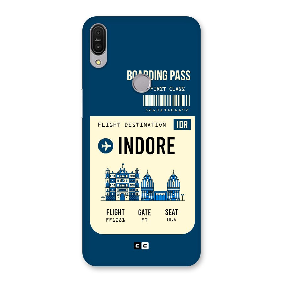 Indore Boarding Pass Back Case for Zenfone Max Pro M1
