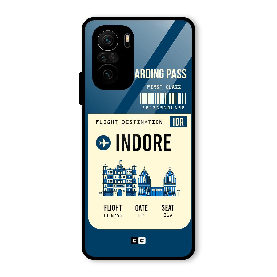 Indore Boarding Pass Glass Back Case for Mi 11X Pro