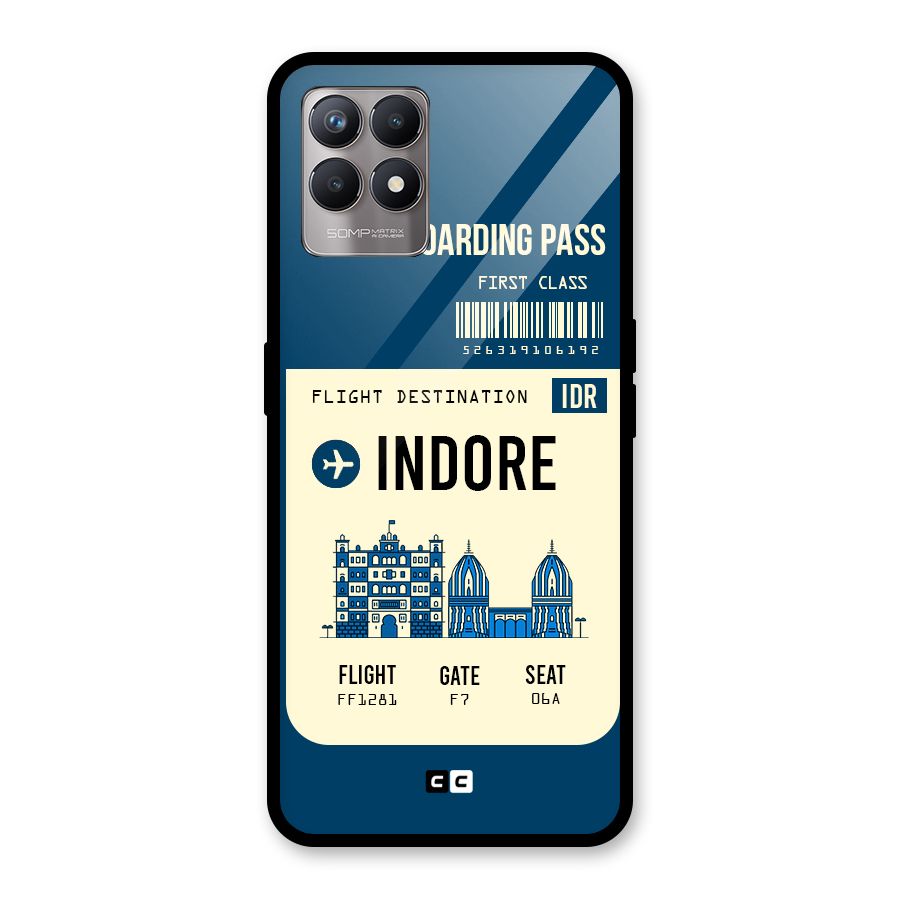 Indore Boarding Pass Glass Back Case for Realme Narzo 50