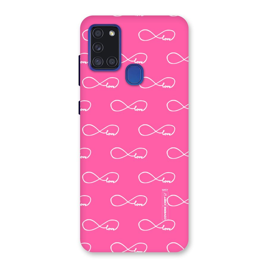 Infinity Love Back Case for Galaxy A21s
