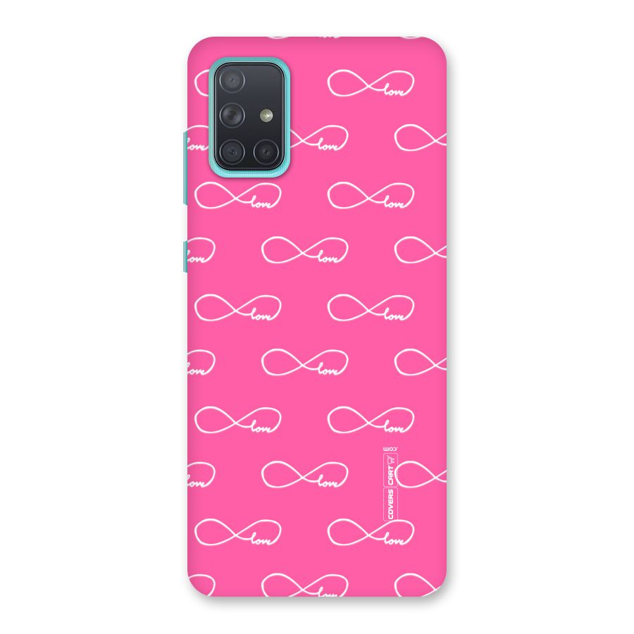 Infinity Love Back Case for Galaxy A71