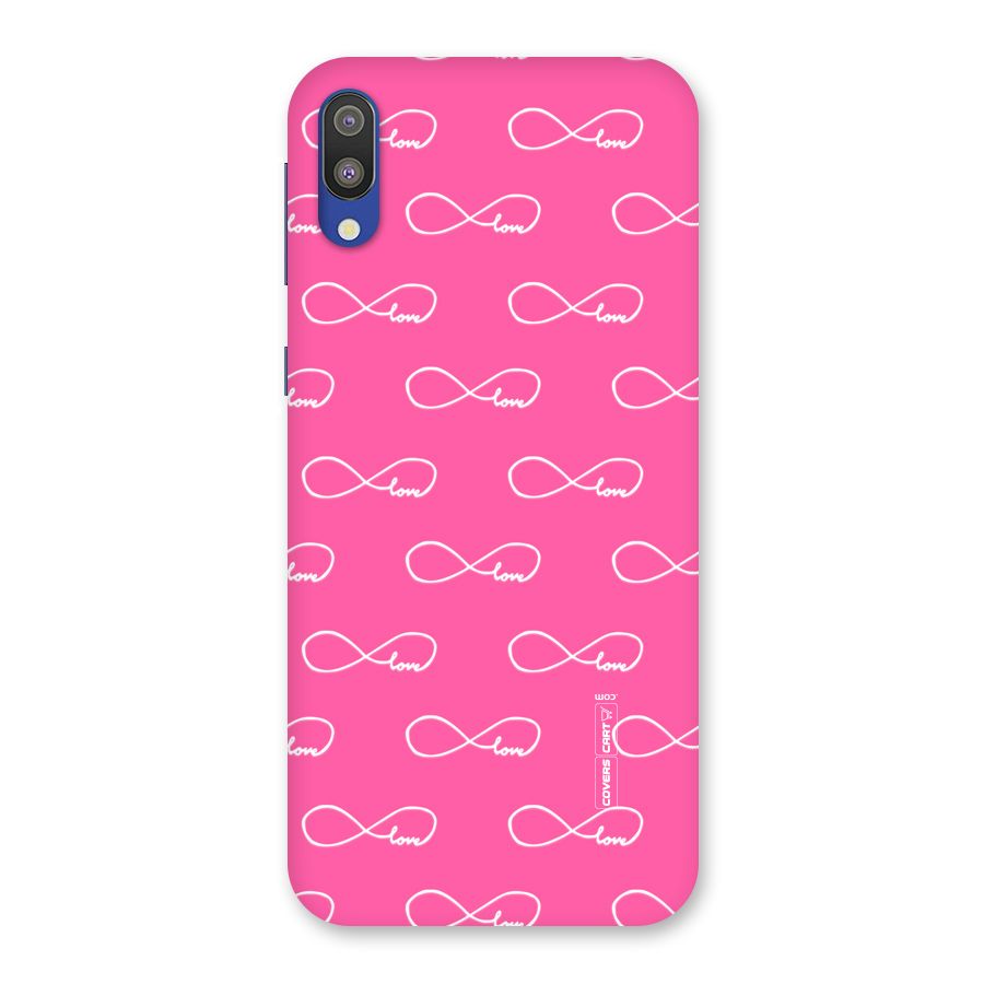 Infinity Love Back Case for Galaxy M10