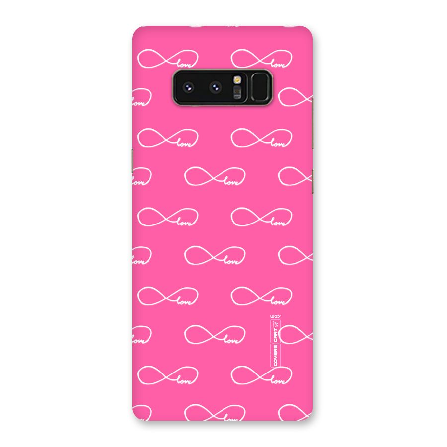 Infinity Love Back Case for Galaxy Note 8