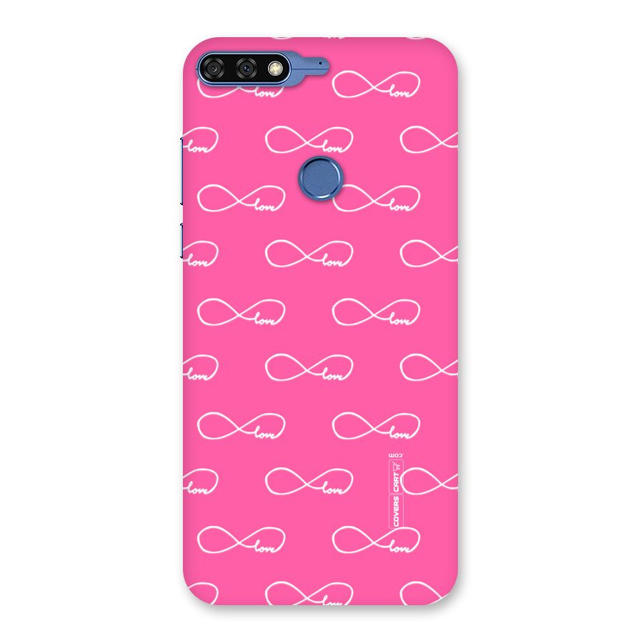 Infinity Love Back Case for Honor 7C