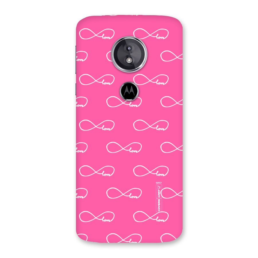Infinity Love Back Case for Moto E5