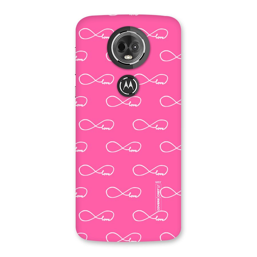 Infinity Love Back Case for Moto E5 Plus