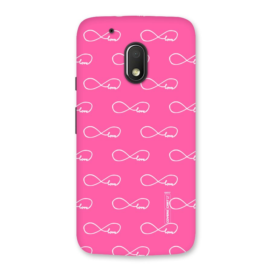 Infinity Love Back Case for Moto G4 Play
